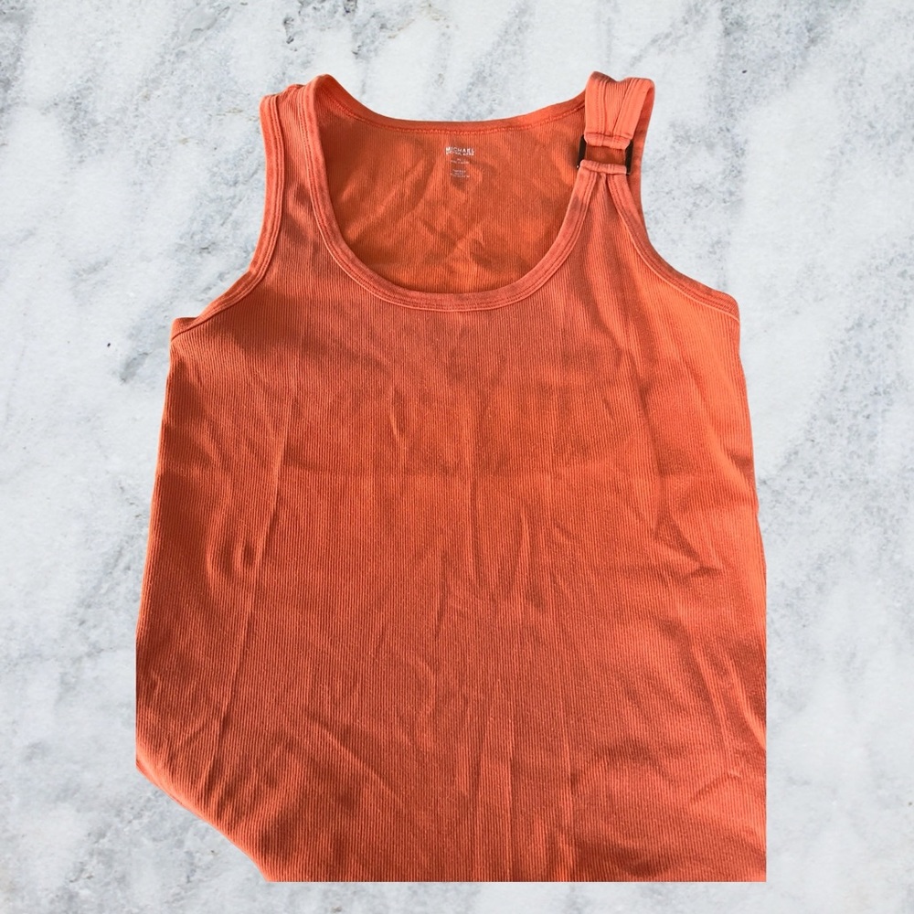 Michael- Michael Kors orange “buckle”tank  XL